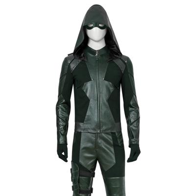 China Halloween Party Cosplay Performance Arrow Season 8 Adult Cosplay Oliver Queen Cosplay Costume Set Mtj 4507 for sale