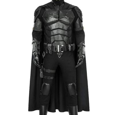 China One Piece Garment The Bat Man 2021 Movie Bruce Wayne Robert Pattinson Cosplay Costume Adult Cosplay 4579 for sale