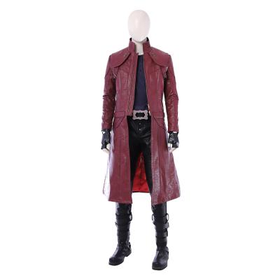 China Devil May Cry 5 Dante Cosplay Costume Adult Halloween Christmas Leather Suit set mzx 20180242A for sale