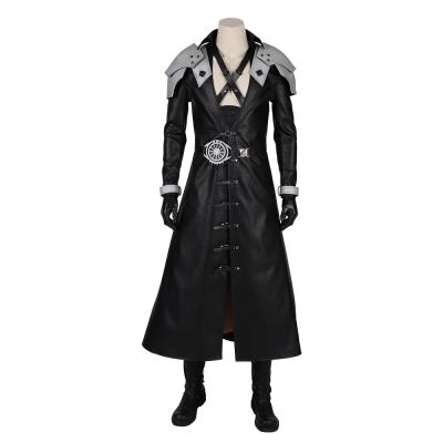 China Adult Mzx 20190292 FINAL FANTASY 7 Sephiroth Cosplay Leather Costume Suit Set for sale