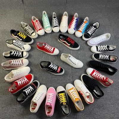 China Factory wholesale latest low price women's casual vulcanized canvas shoe high top cheap women girls print custom stock breathable white mixed lot for sale