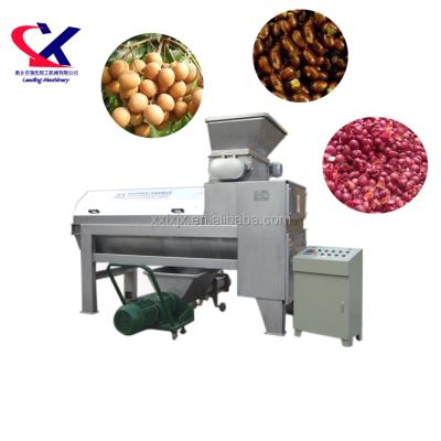 China High price-quality longan wine /juice ratio longan fruit longan machine 5t/h longan hulling and de-stoning processing processing for sale