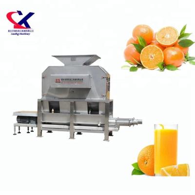 China Easy Operation Specialized Citrus Juice Processing Equipment 5TPH Industrial Citrus Juice Extractor Machine for sale