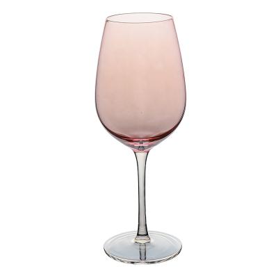 China Viable Luxury Long Stem Red Wine Glass Transparent Glass Goblet for sale