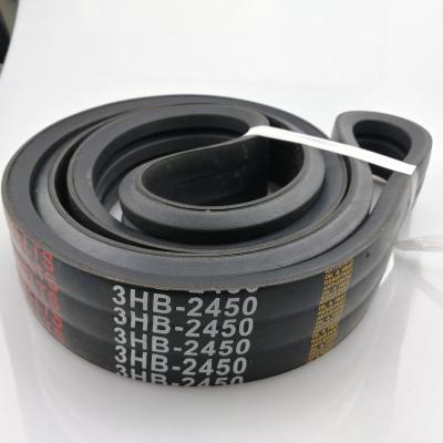 China RUBBER INDUSTRIAL MACHINE TRANSMISION 3HB 2450 Banded Classic V-belts Natural Rubber Machine TRANSMISION 1549-15748MM Effectively for sale