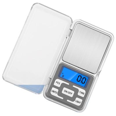 China Digital Kitchen Scale 100/200/300/500g 0.01/0.1g Electronic Pocket Digital Scale For Gold Jewelry Gram Weight Measures 140*70*22mm for sale