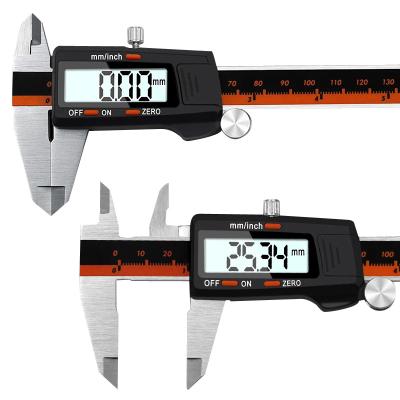 China Stainless Steel Digital Vernier Caliper 6 Inch 0-150mm Stainless Steel Caliper Electronic Depth Measuring Tools for sale