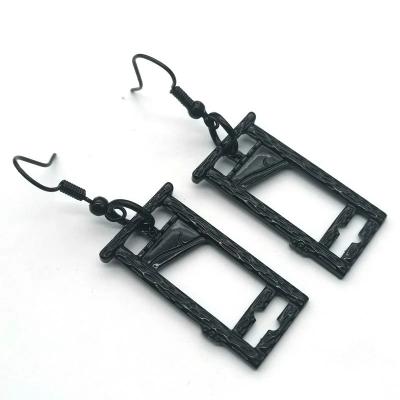 China Exquisite Guillotine Earrings Bla CK Personalizeds Earring CLASSIC Gothic Ladies Witch Gift Earring for sale