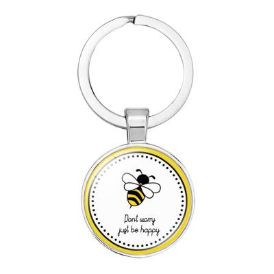 China Fashionable Lovely Cartoon Bee Lovely Cartoon Bee Children Gift Bag Pendant Key Chain Dropship Wholesale for sale