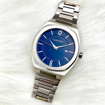 China Custom japan movement quartz day/date logo oem maker stainless steel wrist waterproof men watch producer for sale