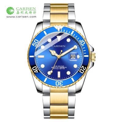 China Day/Date Dive Japan Movement OEM ODM Manufacture Stainless Steel Quartz Wrist Watch Men Waterproof Wristwatches Producer for sale