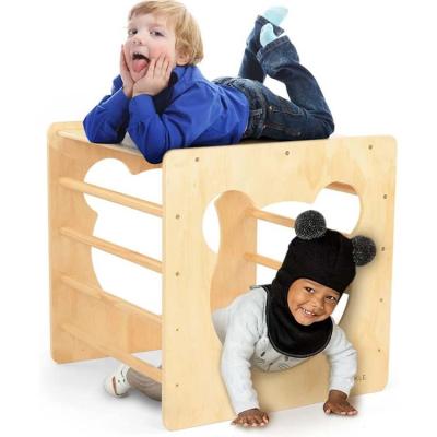 China Factory Direct Sales Eco-friendly Customized Indoor Children Educational Wooden Climbing Toys for sale