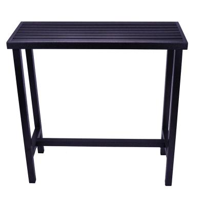 China Waterproof And Stable Outdoor Luxury Metal Bar Patio Counter Garden Farmhouse Garden Patio Table Furniture for sale