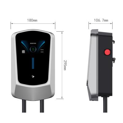 China Factory 7KW 32a 62196 Home Wall Mounted Chinese Point Charger Portable EV Box J1772 to Cable EV Charging Charger for sale