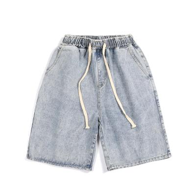 China High Quality Casual Slim Fit Men's Stretch Short Jeans Denim Elastic Shorts 2020 Summer New QUICK DRY Fashion for sale