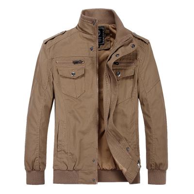 China Wholesale Plus Size Men's Casual Spring Outdoor Cotton Lather Style Men's Military Jacket for sale