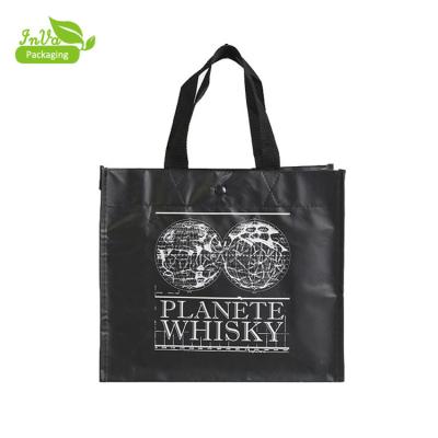 China Custom Printed Handled Shopping Bag Standard Size Shopping Bag Designer Shopping Bags for sale