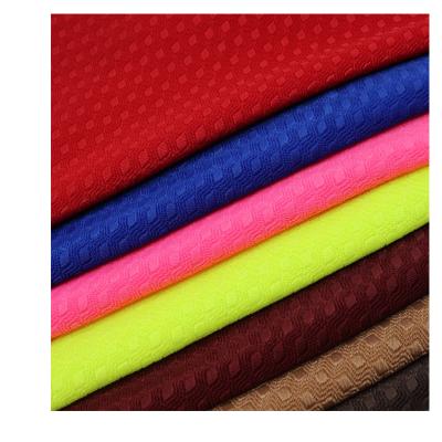 China Anti-Static Stretch Polyester Spandex Fabric Four Way Weft Knit Fabric Jacquard Fabric For Shoes Lining for sale