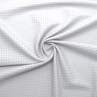 China Mesh Fabric Breathable Mesh Fabric Stretch High Quality Nylon Circle Stretch Quick Dry Lightweight T-shirt Striping Sportswear Fabric for sale