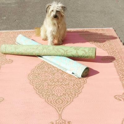 China Beach Washable Wholesale Plastic Woven Outdoor Camping Mats for sale