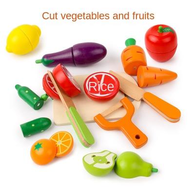 China Early Education Wooden Children Educational and Early Education Home Toys, Simulated Fruit, Cut Vegetable Kitchen Toys for sale