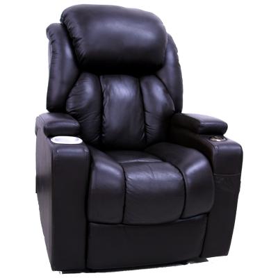 China Lounge Adjustable Comfortable Electric Cow Leather Massage Recliner Sofa for sale