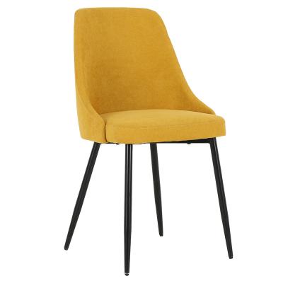 China Cheap Adjustable Modern Metal Frame Velvet (Height) Restaurant Canvas Hotel Dining Chairs for sale