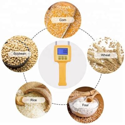 China TK100S Portable Digital Wheat Rice Corn Soybeans LCD Display Grain Moisture Meter TK100S for sale