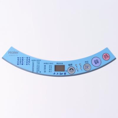 China Other Pc Membrane Graphic Overlay Control Panel Label Instrument Label Sticker for sale