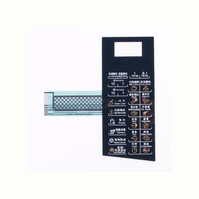 China Metal Custom Industrial Graphics Overlay Membrane Switch Waterproof Stickers Plastic for sale