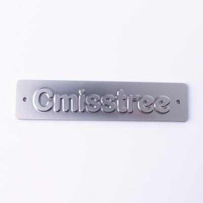 China Custom Fashion Metal Lightly Decorative Metal Sticker for sale