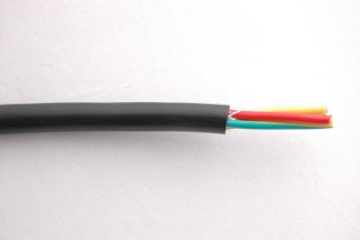 China CE cert PVC data cable with tinned copper braid LiYY, LiYCY 8Cx0.34sqmm in black color for sale