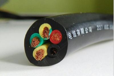 China Flexible Drum reeling cable for flexible installation with black jacket for sale