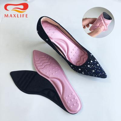 China Sponge Feet Massage Breathable Sponge Foam Shoe Insoles Pointed High Heels Insoles for sale