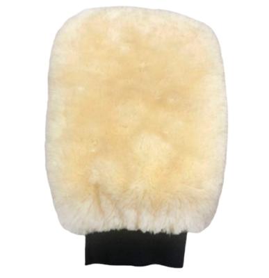 China 100% Wool Lambswool Wash Mitt, Extra Thick Wool Car Wash Mitt and Cleaning, Polishing and Waxing Mitt and Car Wash Home Cleaning Mitt for sale