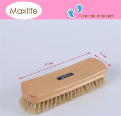 China Remove Dust Etc Big Size Beech Wood Horse Hair Brush, Professional Hardwood Block Horse Hair Brush for sale