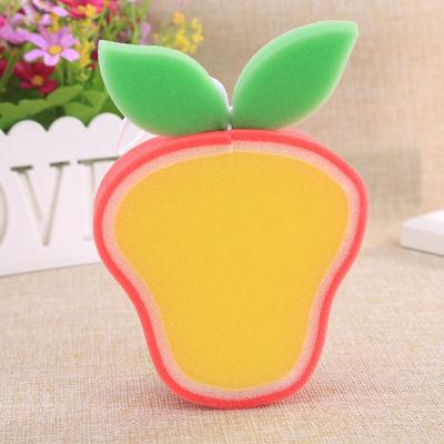 China Creative Viable Cute Car Sponge Cleaning Sponge Cute Cartoon Fruit Shape Kitchen Supplies Kitchen Tableware Sponge for sale