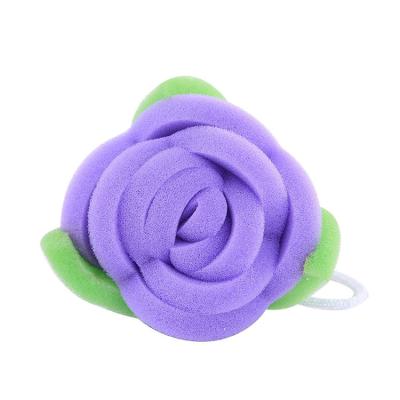 China Viable Wholesale Bath Sponge Flower Shape Cheap Bathroom Kitchen Cleaning Sponge for sale