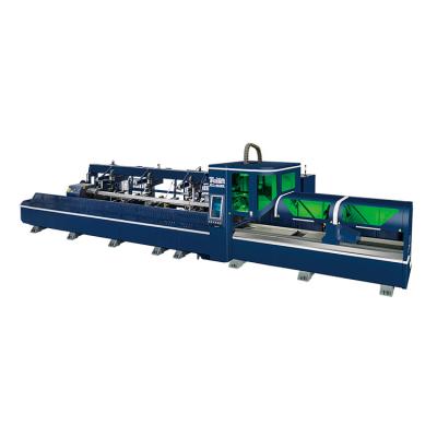 China 2kw 3kw 6kw Large Tube H Beam Laser Pipes 3kw 3kw 6kw Water Cooled Fiber Laser Cutter 3 Throws CNC Metal Pipe Laser Cutting Machine For Pipes for sale