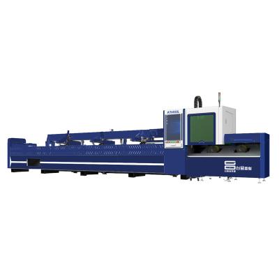 China TLFLaser 2kw 3kw 6kw Large H-Beam Laser Pipes 3 Tube Water Cooled Fiber Laser Cutter 3 Throws CNC Metal Pipe Laser Cutting Machine for sale