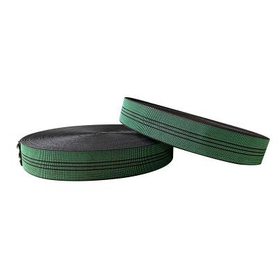 China Protect Furniture Custom high Tenacity Outdoor Furniture Sofa Upholstery Rubber Polyester Elastic Webbing Woven Elastic Web Band for sale