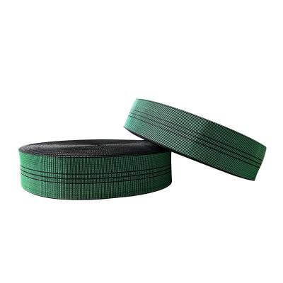 China Trampoline Factory direct multi color webbing elastic strap polyester for sofa bed for sale