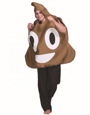 China Hot Selling Halloween Cosplay Costume Sponge Poop Cosplay Costume For Adults Carnival Party for sale