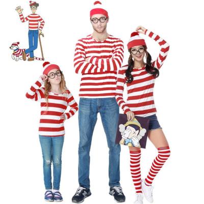 China Smart Cosplay Costume Halloween Where Parent-child Family of Wally Costume Men Women with Three Halloween Costume Sets for sale