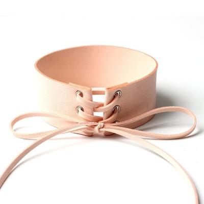 China Wholesale fashion ladies choker choker choker fashion necklace jewelry wholesale leather necklace wear for sale