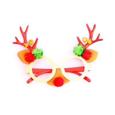 China Christamas Decoration Christmas Sparkles Eyewear Santa Snowman Reindeer Christmas Tree Glasses for sale