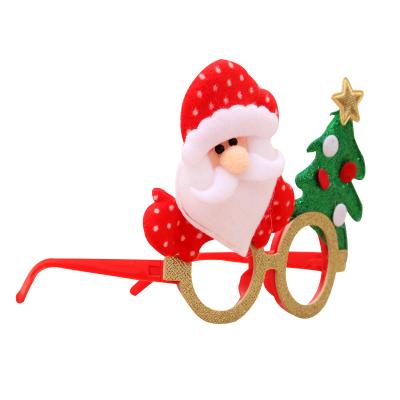 China Christamas Decoration Christmas Sparkles Eyewear Santa Snowman Reindeer Bear Christmas Tree Glasses for sale