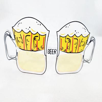 China Funny Party Beer Glasses Party Sunglasses Cool Funny Shaped Party Sunglasses Hawaii Sunglasses for sale