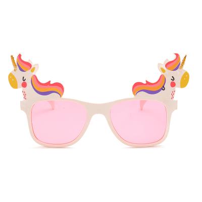 China Wholesale Cosplay Fashion Design Color Unicorn Birthday Gift Party Favor Glasses for sale