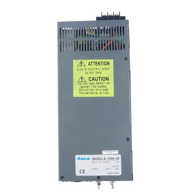 China Load Burn Test AC220v To DC Switch Power Supply 24v 50a 1200W 12v 100a Industrial Power Supply for sale